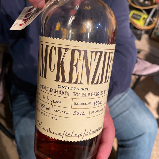McKenzie Single Barrel Bourbon 6.5 year