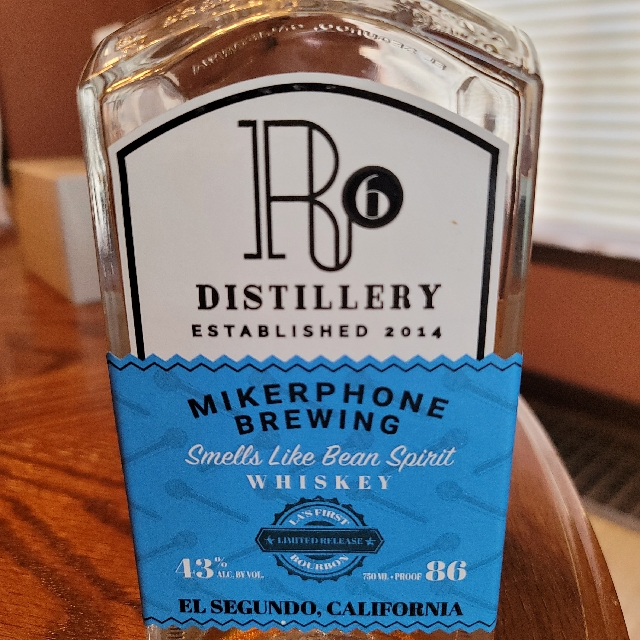 R6 Distillery Mikerphone Brewing Smells Like Bean Spirit Whiskey
