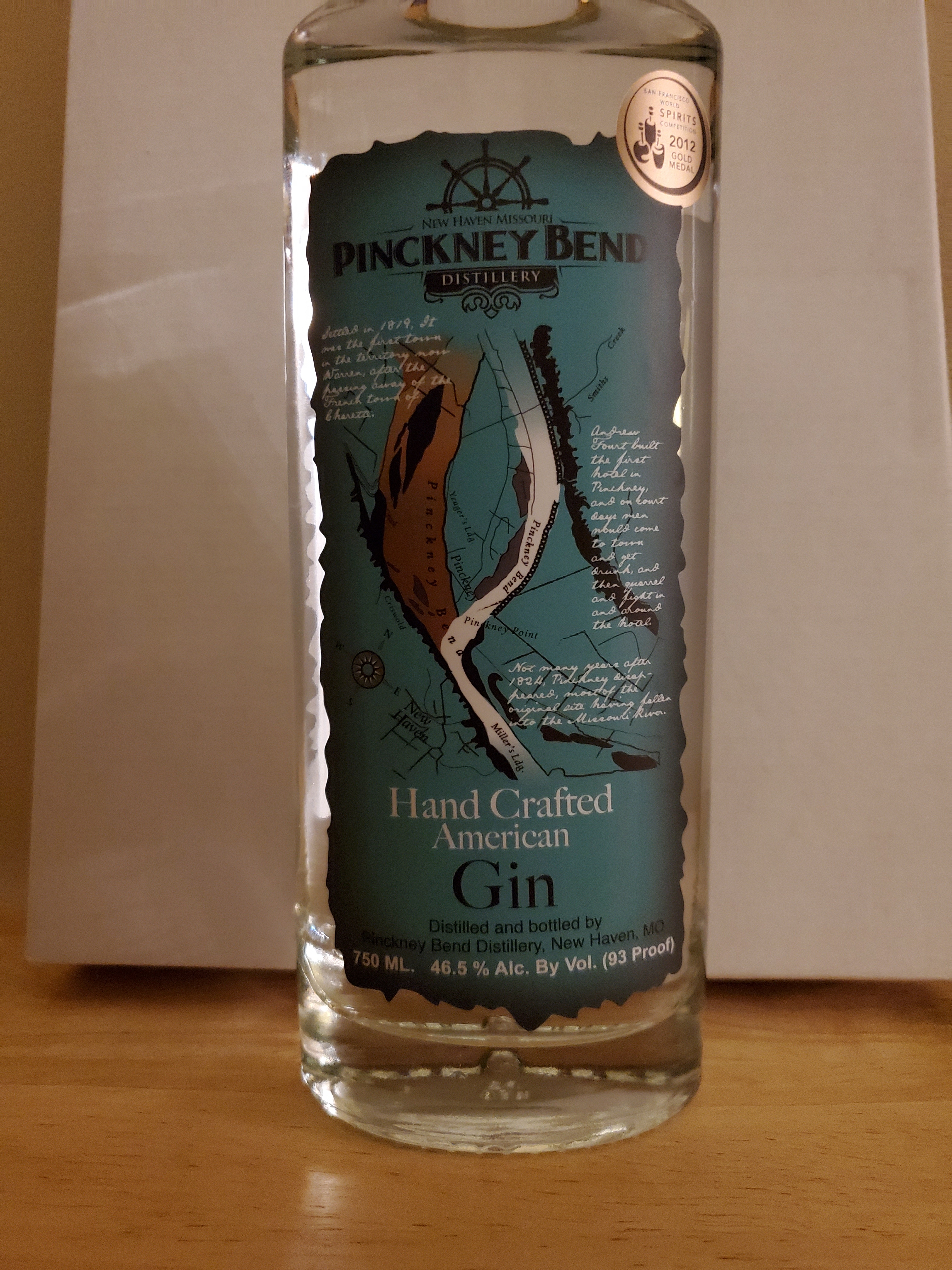 Pinckney Bend American Gin