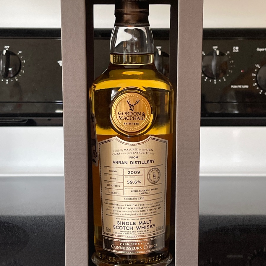 Arran 2009 13 Year Connoisseurs Choice Cask Strength (Gordon & MacPhail)