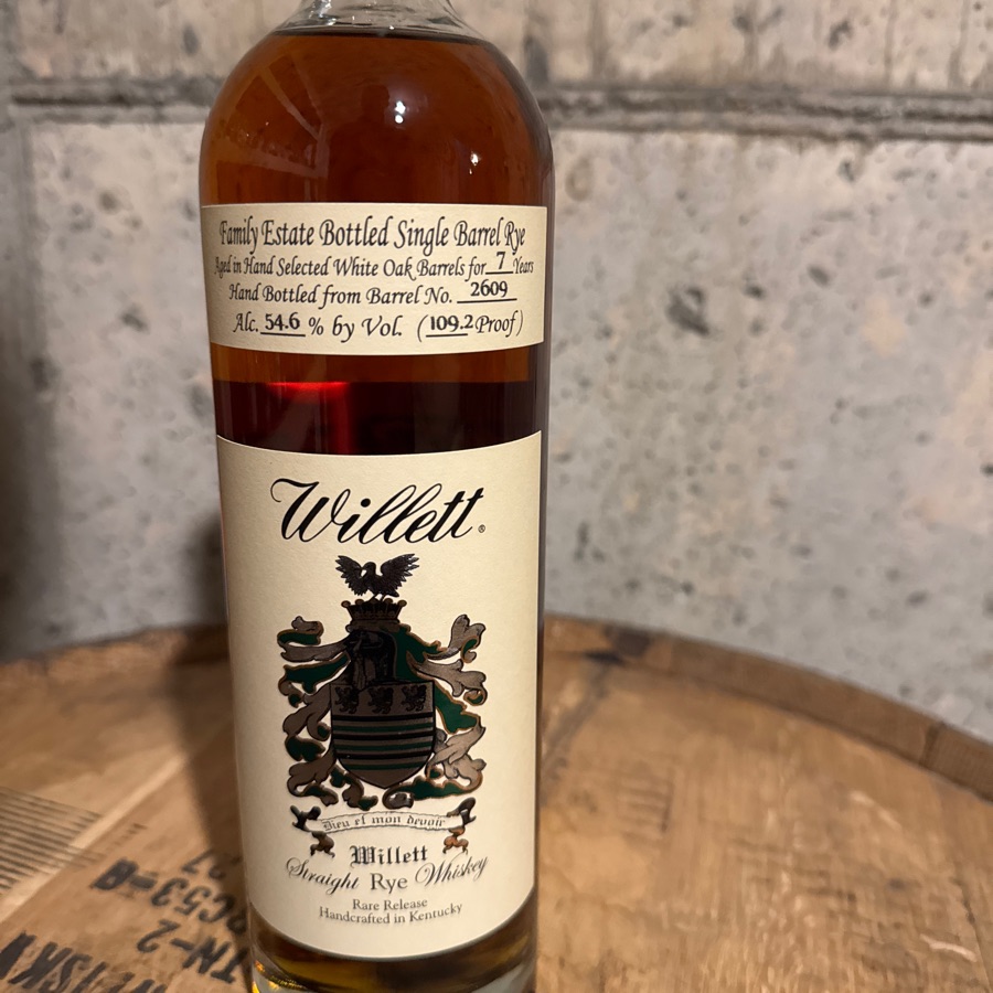 Willett Rye - Barrel 2609 - 7 Year