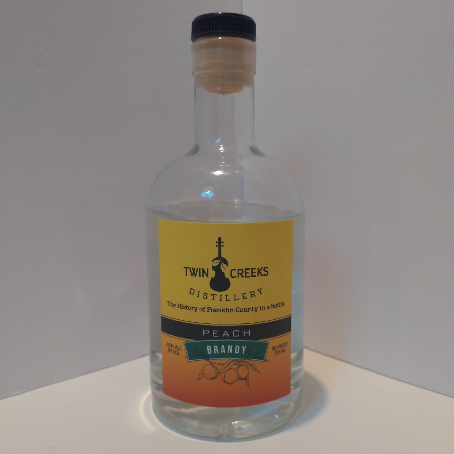 Twin Creeks Distillery Peach Brandy