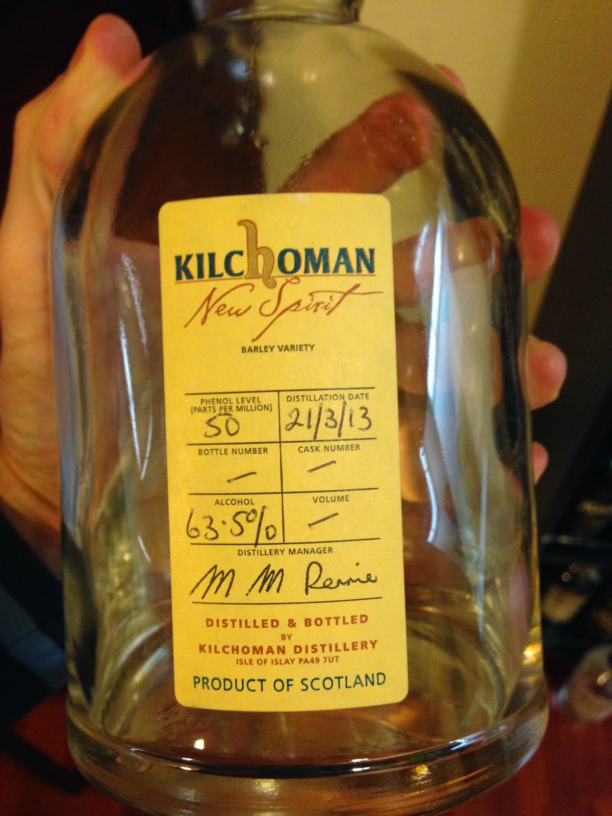 Kilchoman New Make Spirit