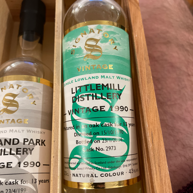 Signatory Vintage Littlemill 1990