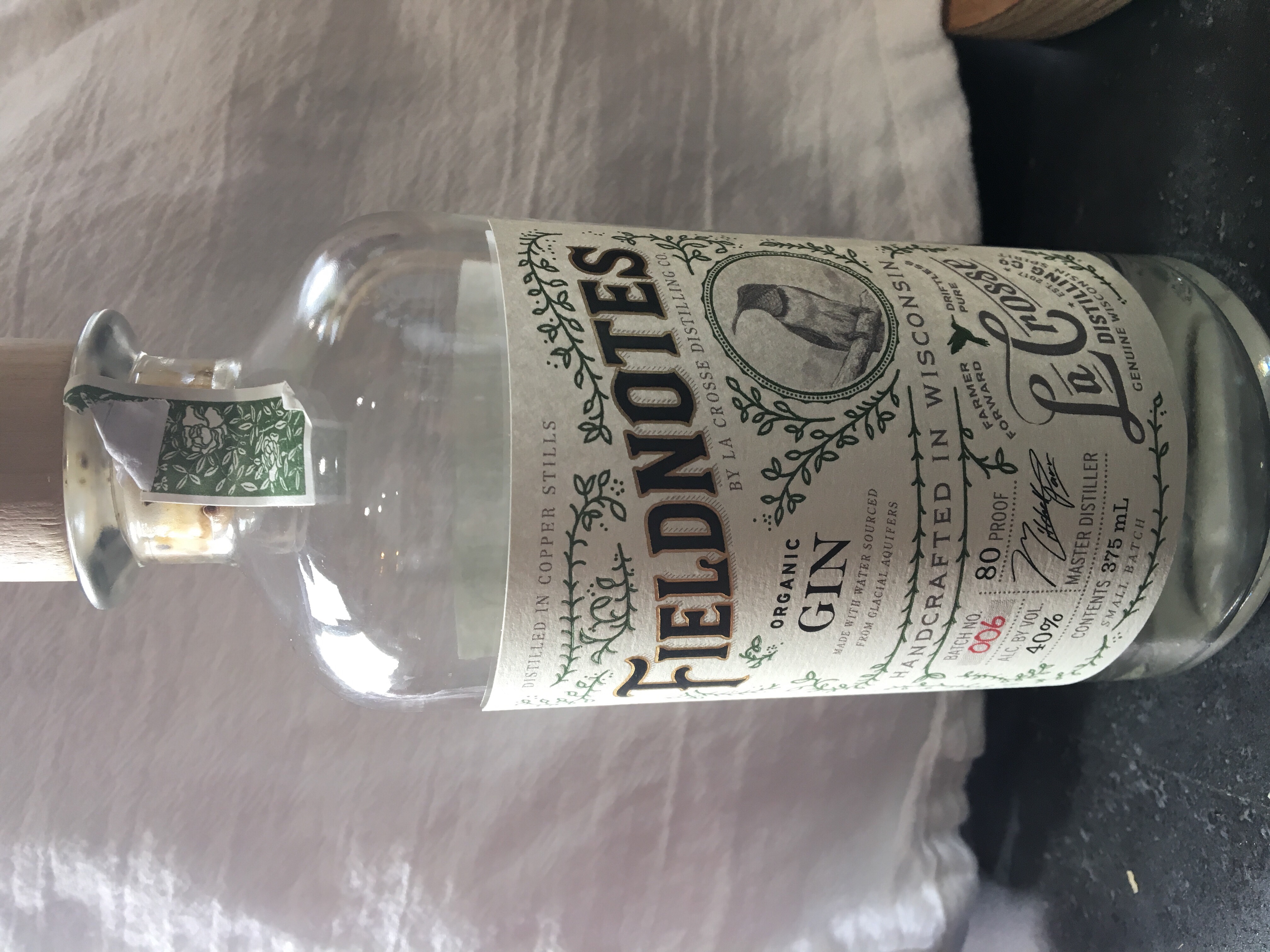 Fieldnotes Organic Gin