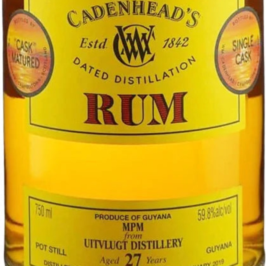 Cadenhead's MPM From Uitvlugt Distillery Aged 27 Years