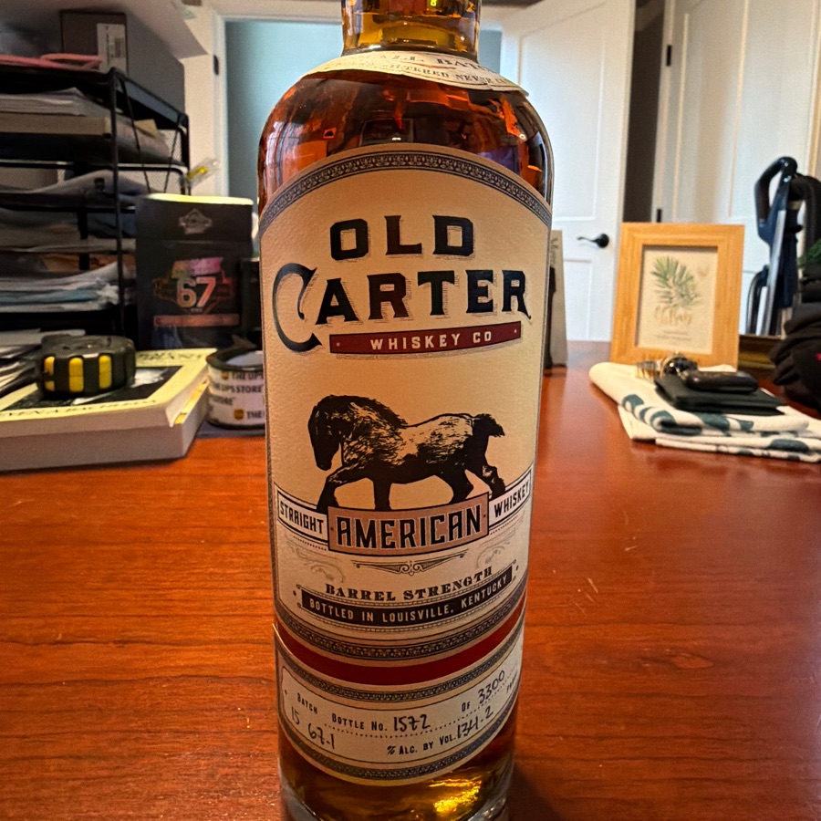 Old Carter Straight American Whiskey Small Batch (Batch 15)