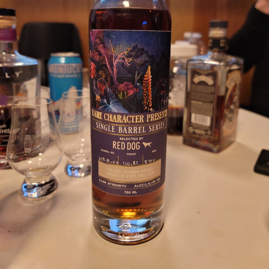 Rare Character Single Barrel Bourbon Series Red Dog Cask Strength