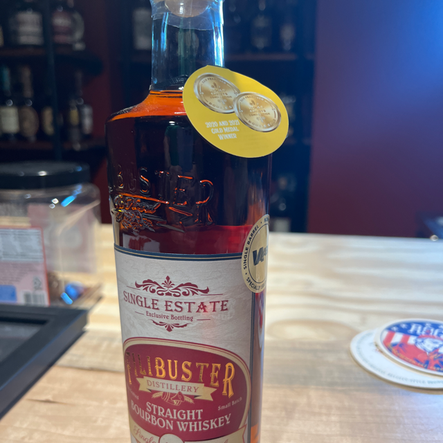 Filibuster Single Estate Straight Bourbon Whiskey - VA ABC Pick