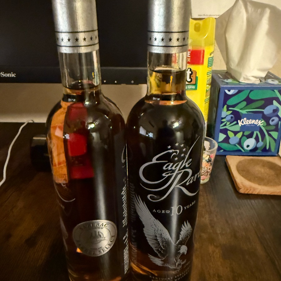 Eagle Rare Aged 10 Years Kentucky Straight Bourbon Whiskey (Hand Selected By Liquor Depot  Barrel #081 Sazerac Barrel Select) 375ml