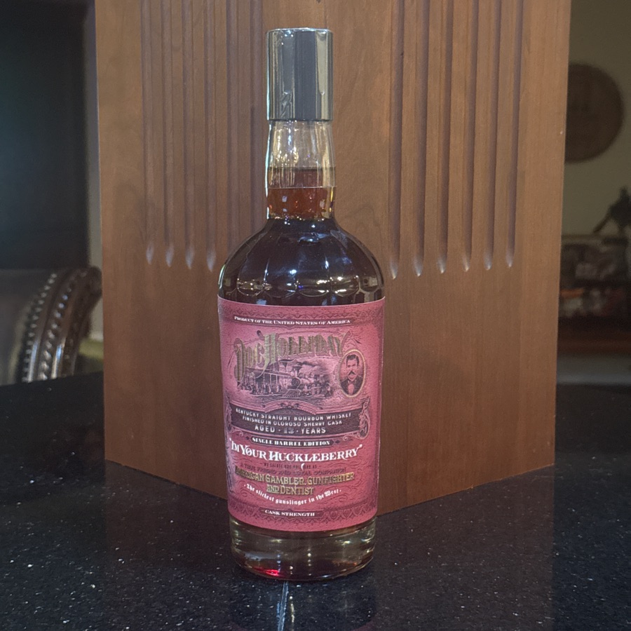 Doc Holliday 13 Yr Bourbon Finished in Oloroso Sherry Cask (The Whiskey Pope)