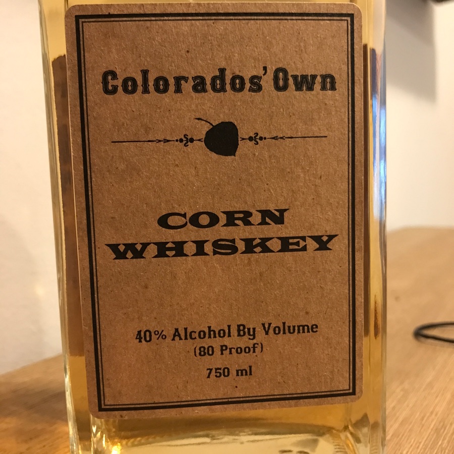Colorado Gold Colorados' Own Corn Whiskey