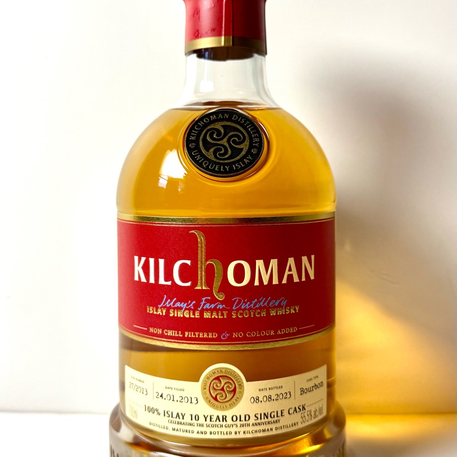Kilchoman 100% Islay 10yr. Single Cask Scotch Guys 20th Anniversary