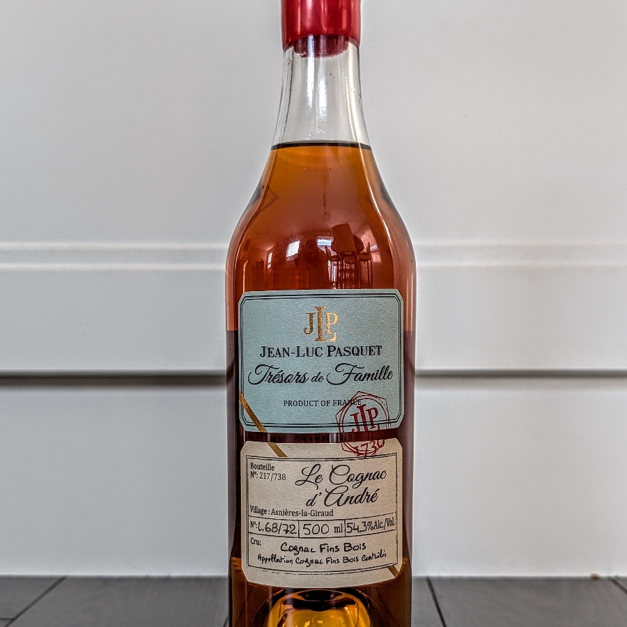 Jean-Luc Pasquet Trésors de Famille Le Cognac d'André L.68/72 Fins Bois Cognac
