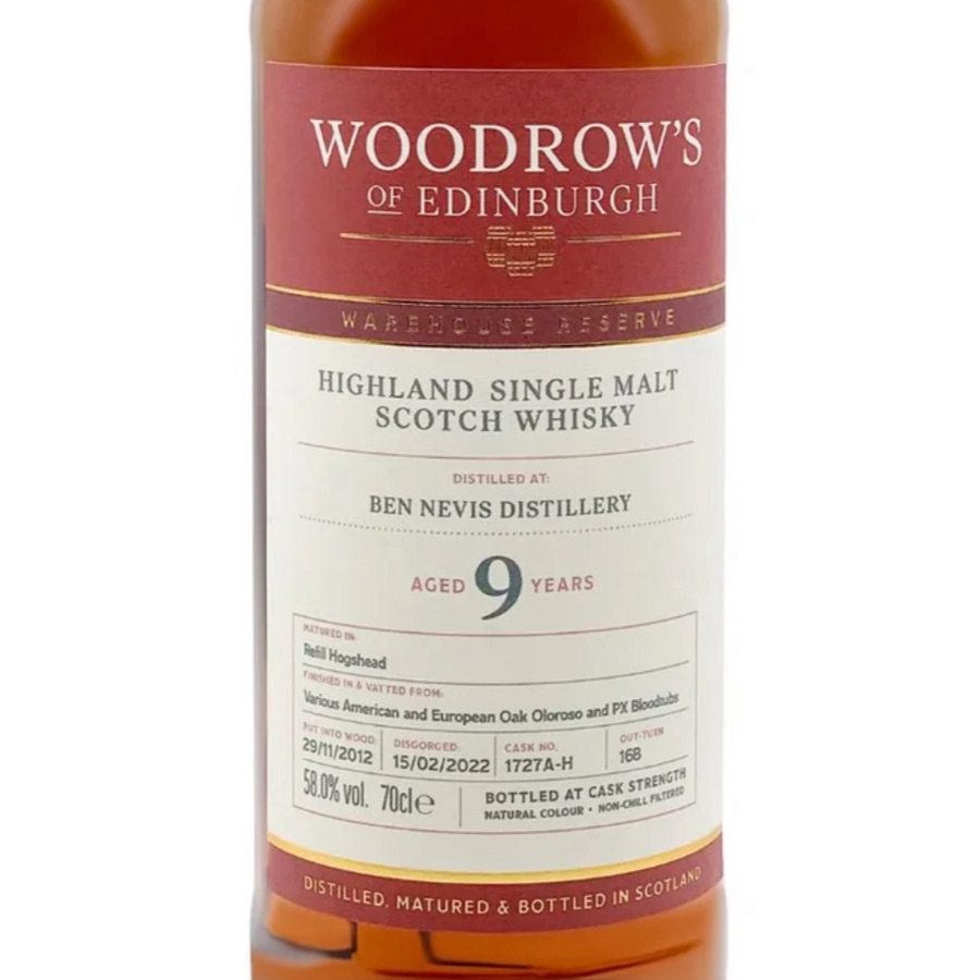 WOODROW'S BEN NEVIS 9 YEAR OLD