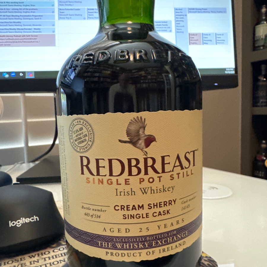 Redbreast 25 year Single Pot Still - The Whisku Exchange