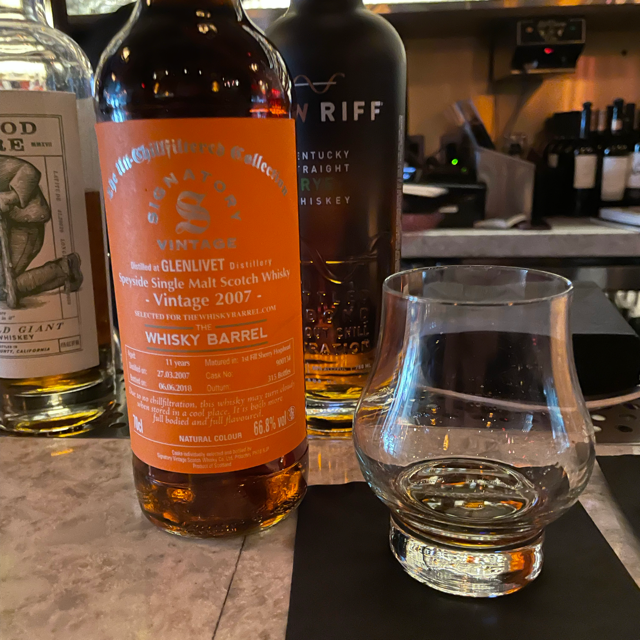 Signatory 11 Year Glenlivet Cask 900134 for The Whisky Barrel