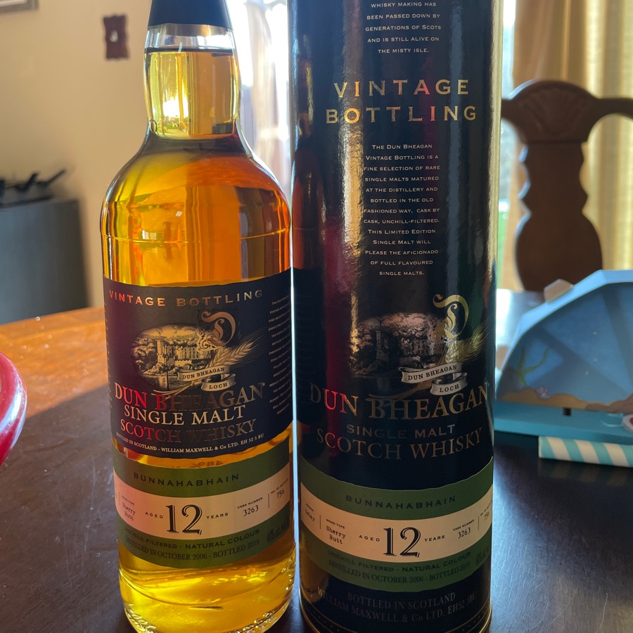 dun bheagan (Bunnahabhain 12 bottled 2019)