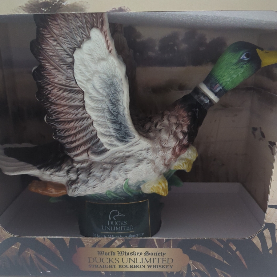 World Whiskey Society Ducks Unlimited Straight Bourbon Whiskey
