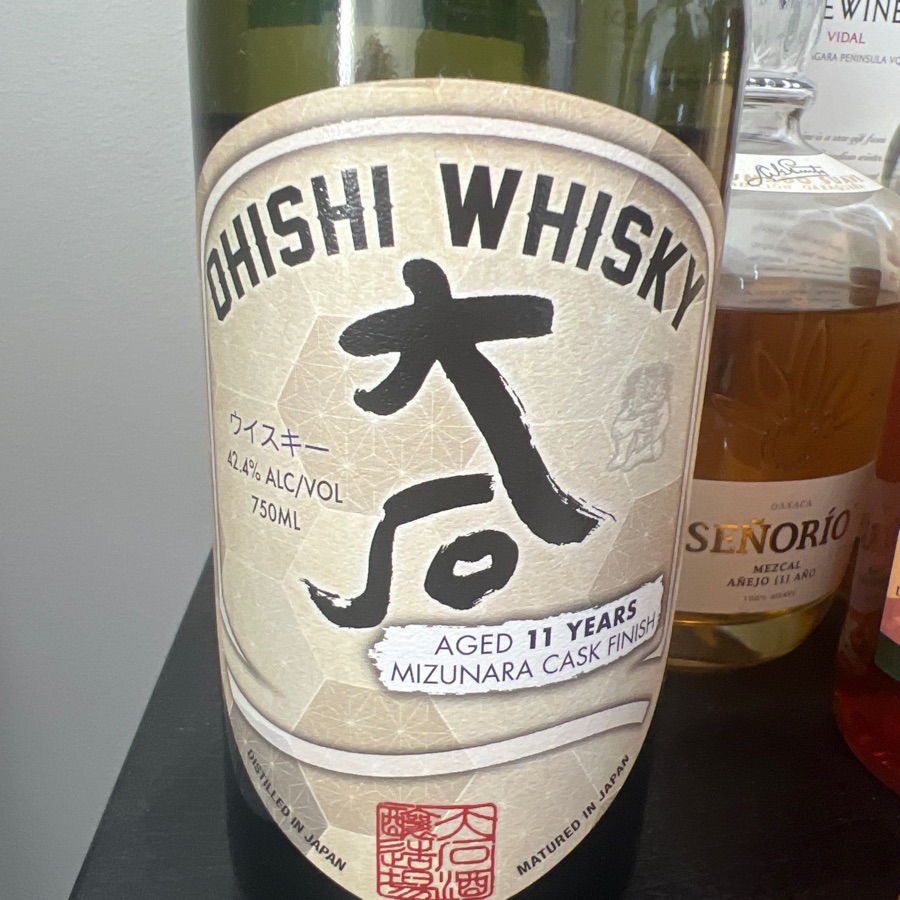 Ohishi Whiskey Mizunara Cask Finish 11 Yr