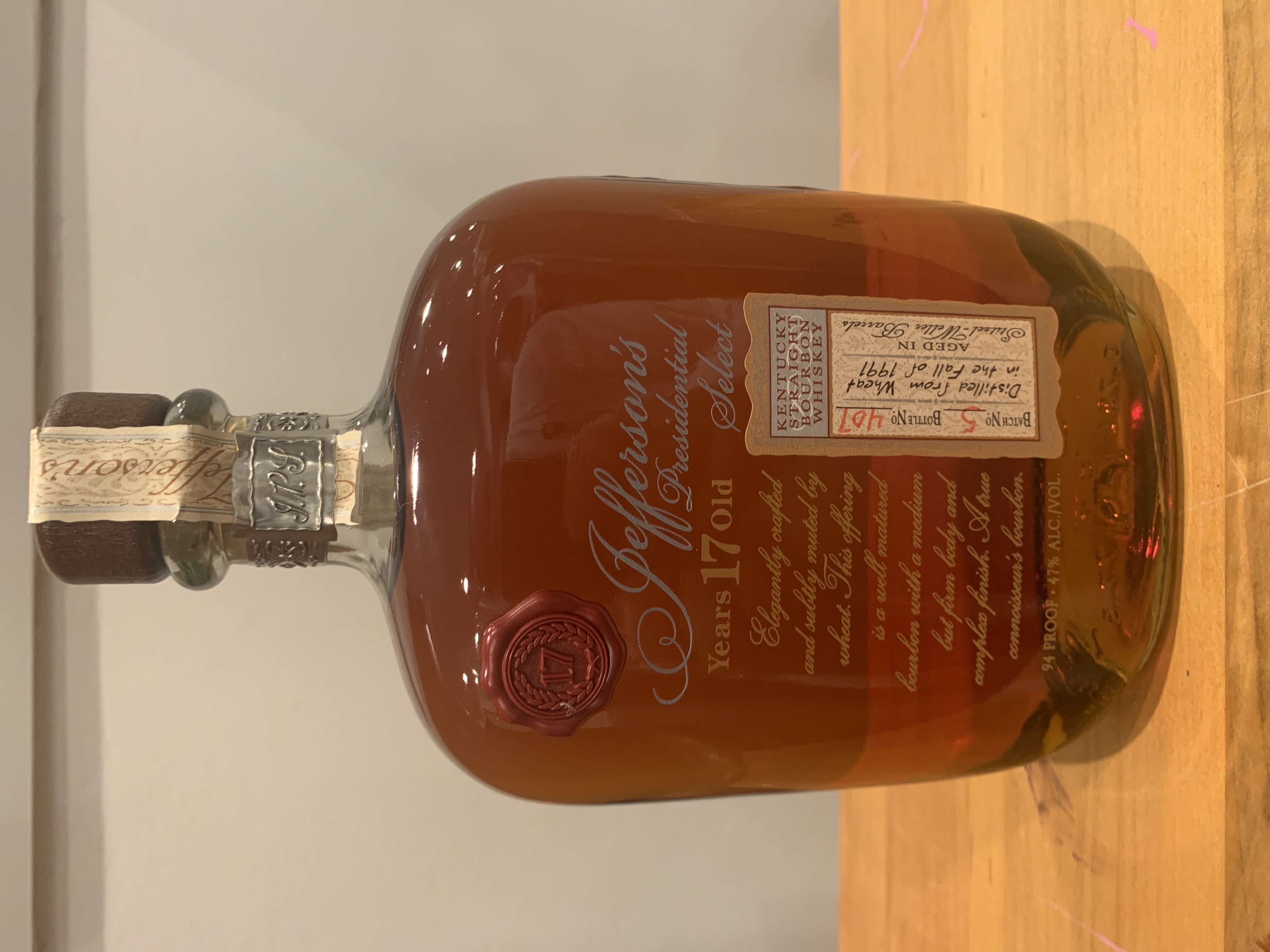 Jefferson's 17 Year Presidential Select
