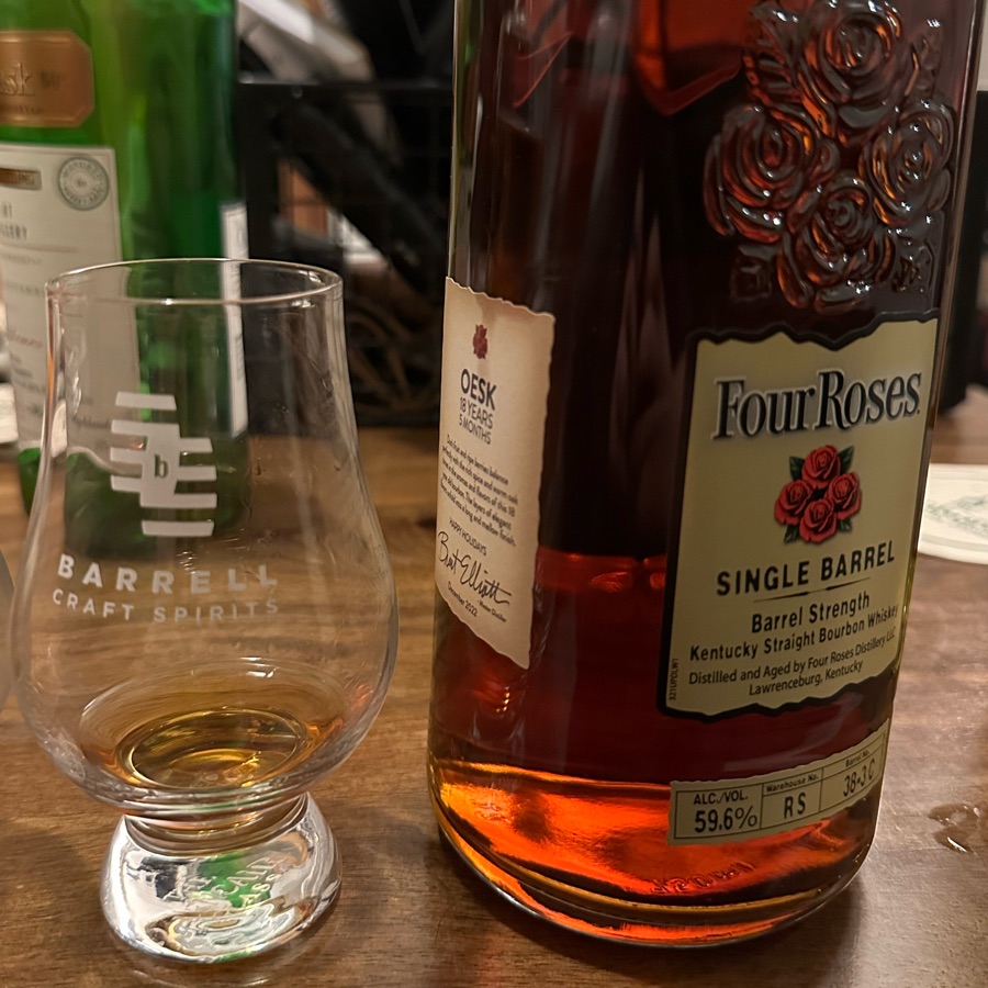 Four Roses Happy Holidays 18 Year 5 Month Single Barrel 38-3C OESK
