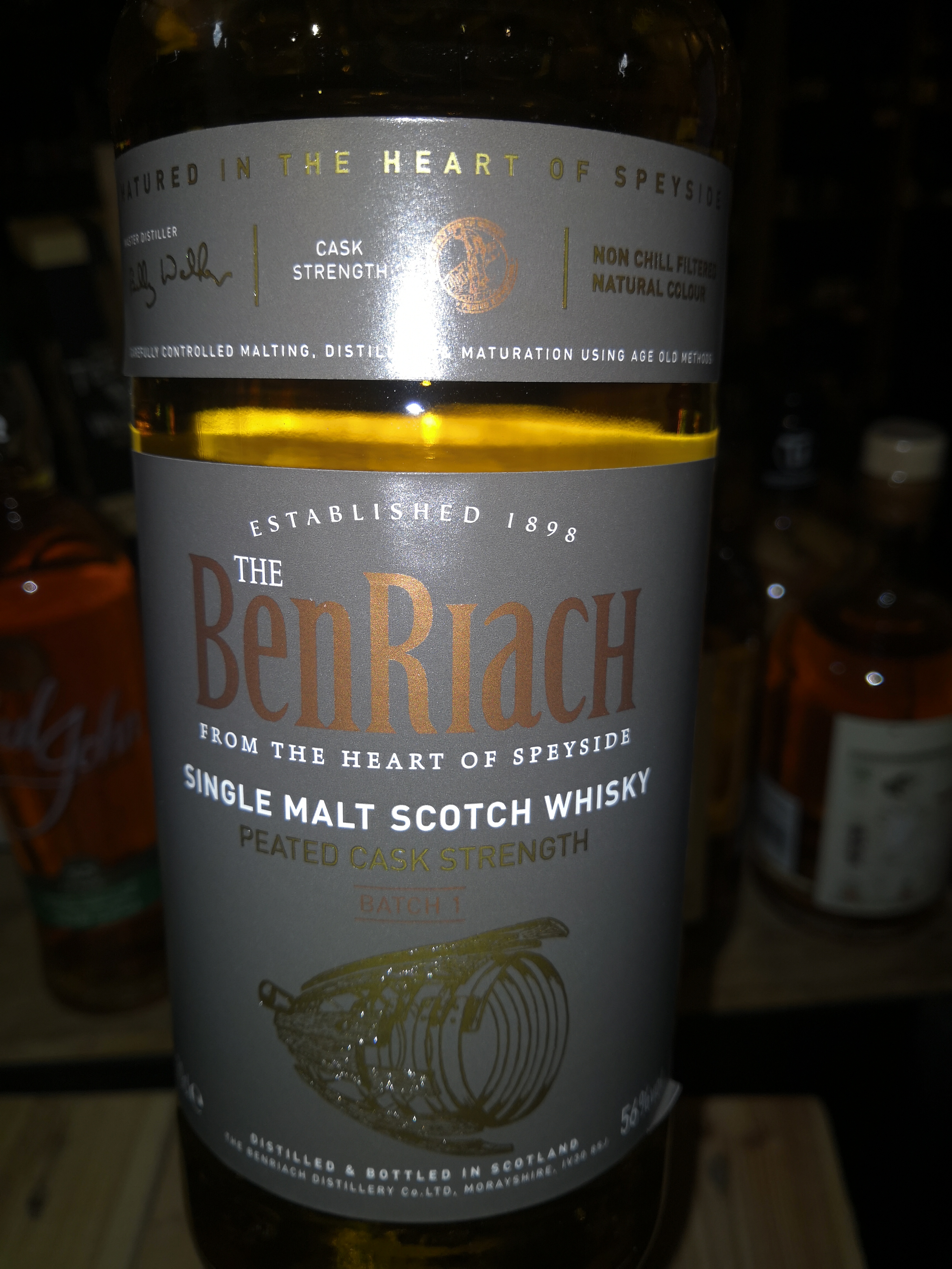 Benriach peated cask strength batch 1