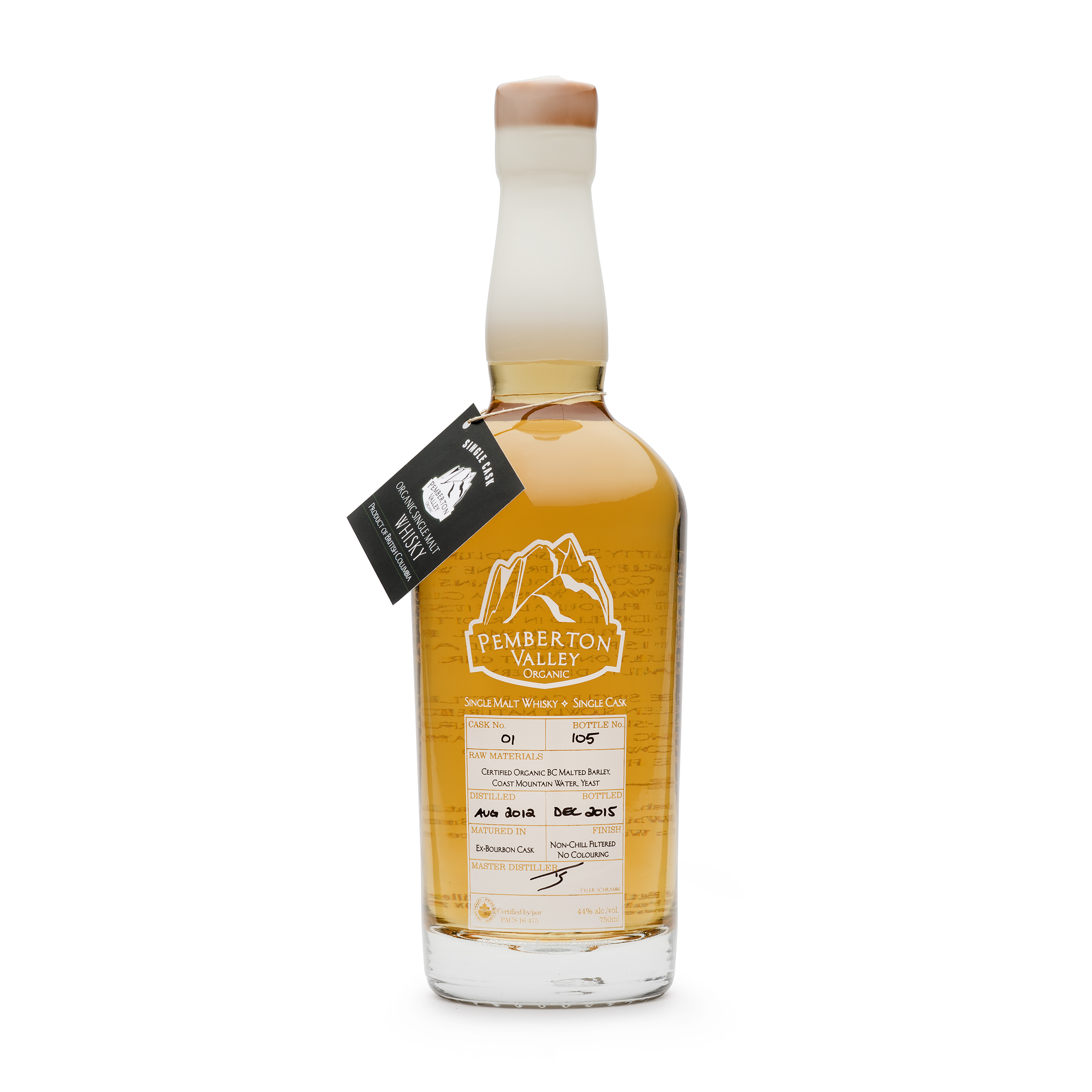Pemberton valley single malt whiskey