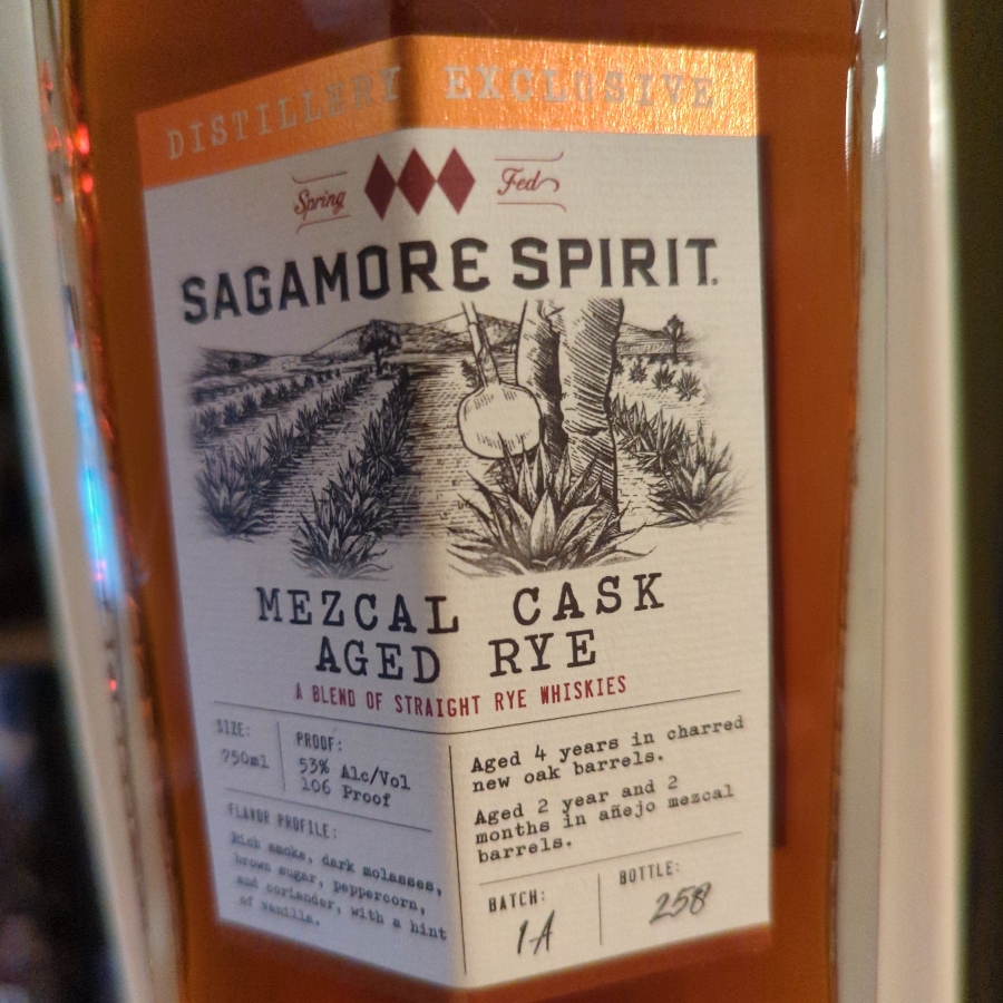 Sagamore Spirit Mezcal Cask Aged Rye