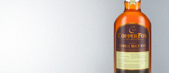 Copper Fox Sassy Single Malt Rye