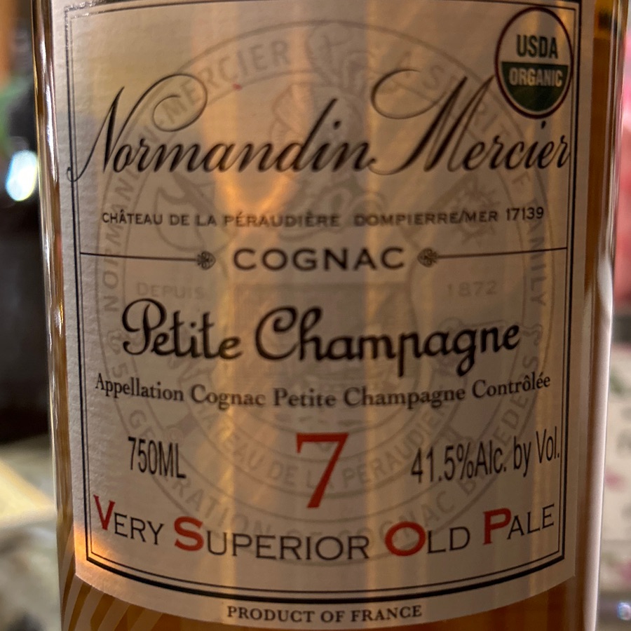 cognac normandin-mercier petit champagne 7yr