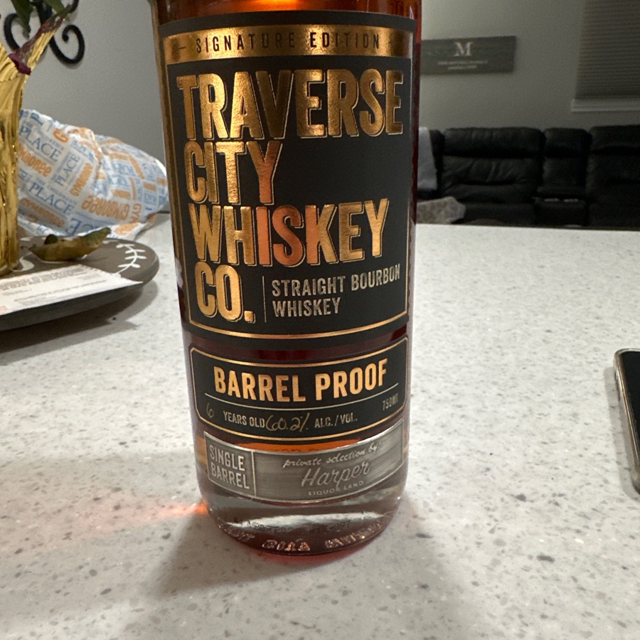 traverse City, whiskey Company barrel proof, Harper liquor Traverse City, whiskey Company barrel proof, Harper liquor