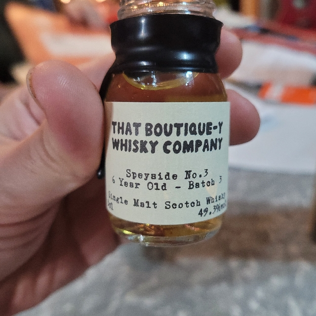 That Boutique-y Whiskey Company Speyside No. 3, 6yo Batch 3