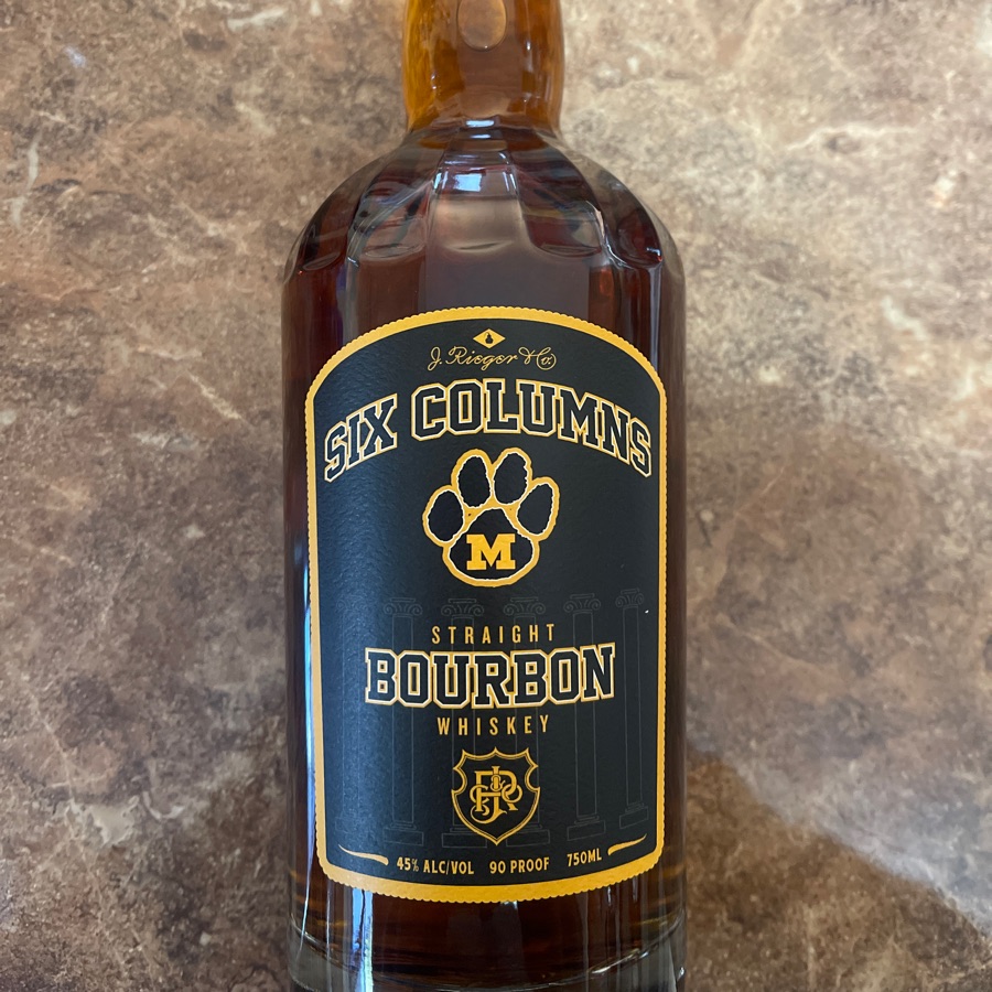 J. Rieger & Co. Six Columns Straight Bourbon Whiskey