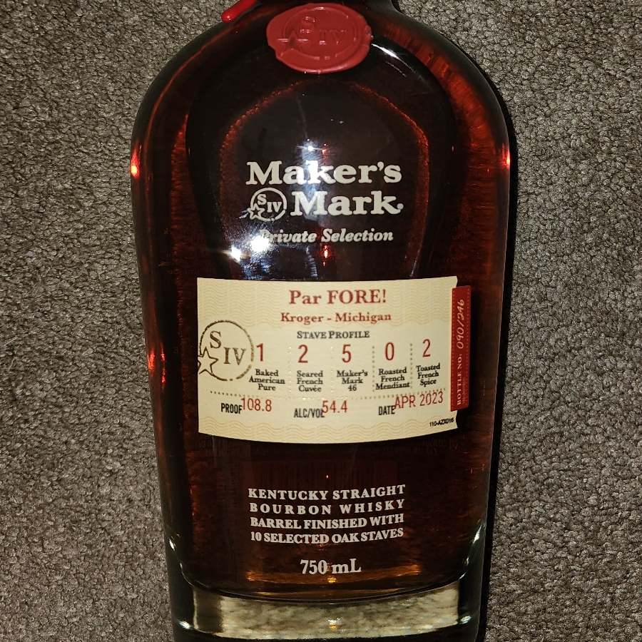Maker's Mark Private Selection Par FORE! ~ Kroger MI