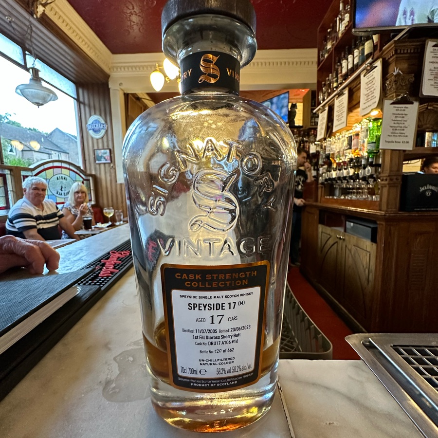 Speyside 2005 17 Year Old Signatory Vintage Cask Strenght