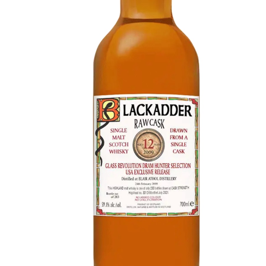 Blackadder Raw Cask Blair Athol 2009 12 Years (Dram Hunters)