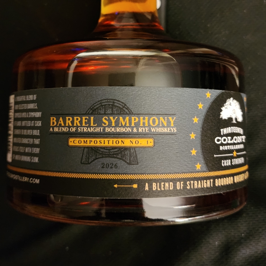Thirteenth Colony Distilleries Cask Strength Barrel Symphony Compostion No.1