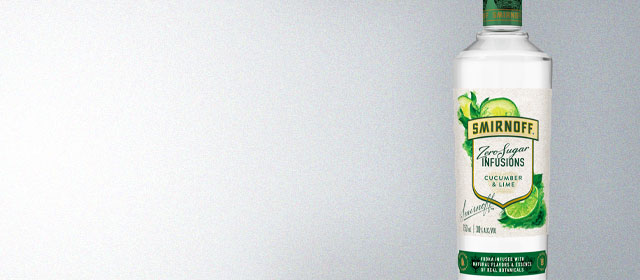 Smirnoff Zero Sugar Infusions Cucumber & Lime