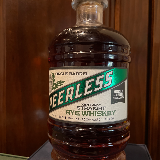 Peerless Single Barrel Kentucky Straight Rye "Corona Cigar Co"