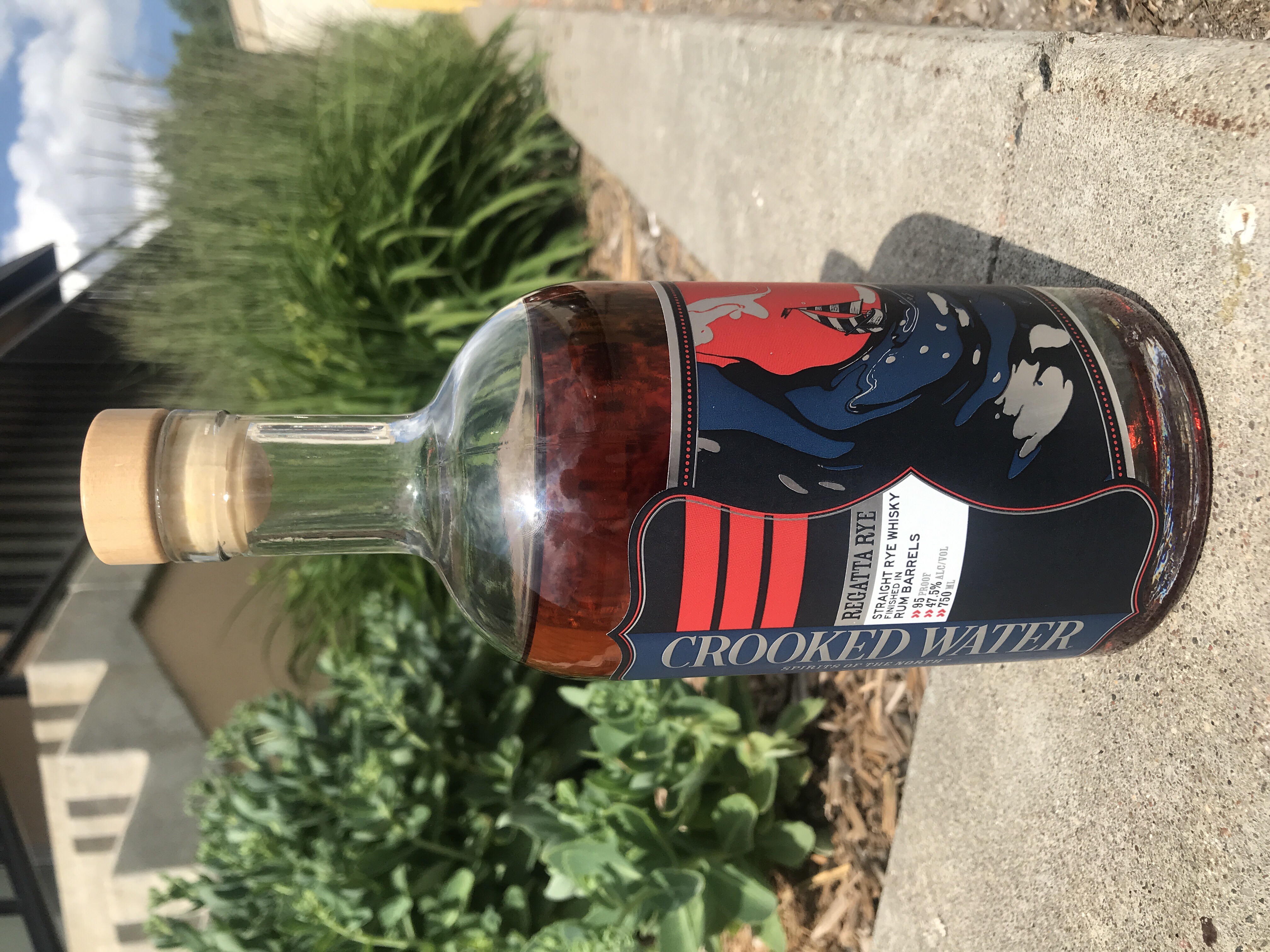 Crooked Water Regatta Rye Rum Barrel Finish