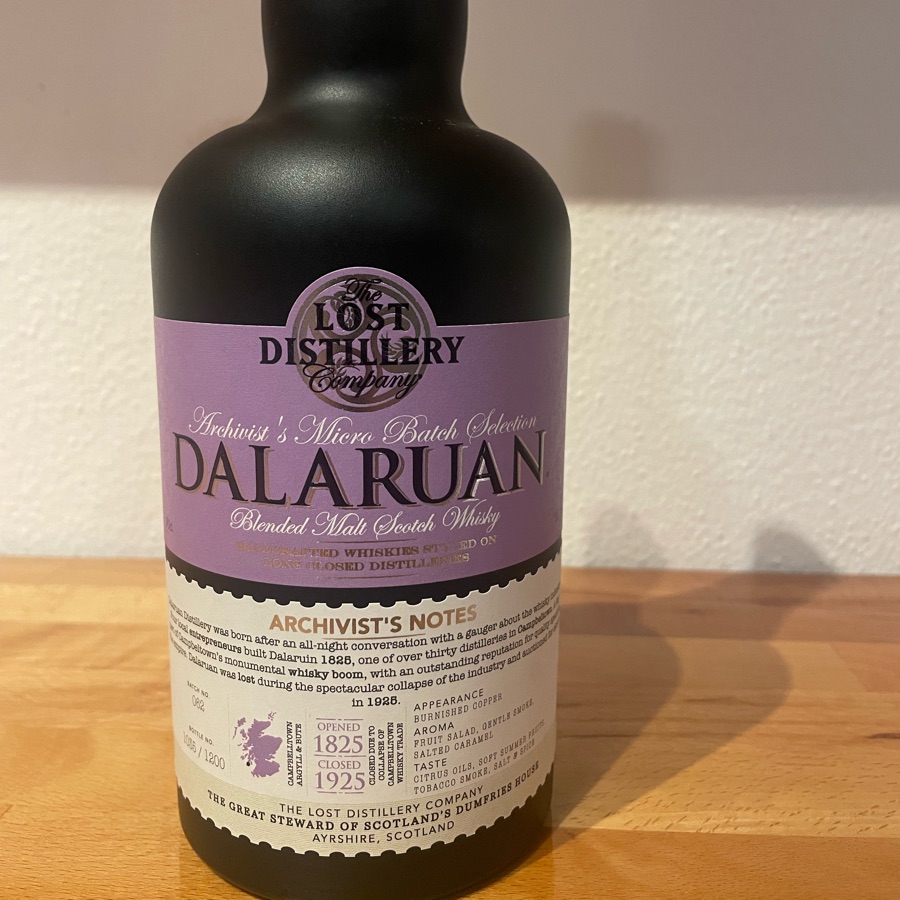 The Lost Distillery Dalaruan Archivist Micro Batch