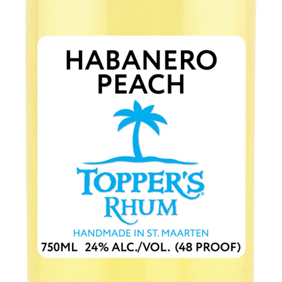Topper's Rhum Habanero Peach