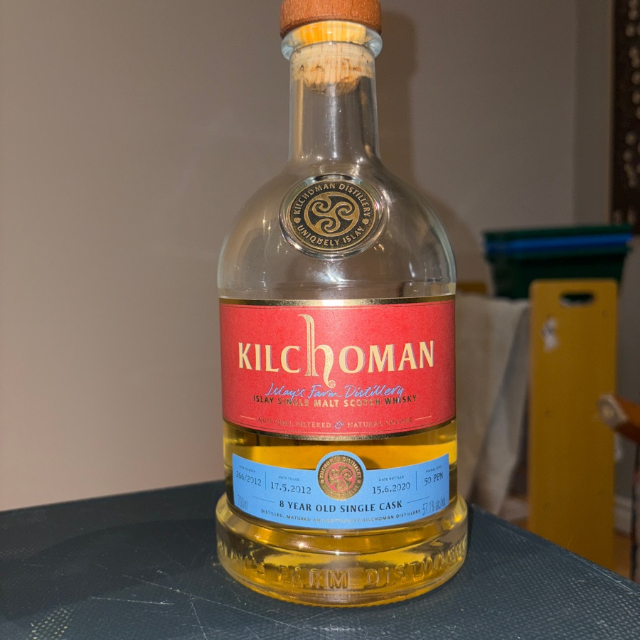 Kilchoman 8 yo single cask 2020