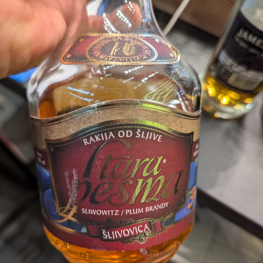 Stara Pesma - Sljivovica - Plum Brandy - 3 Years