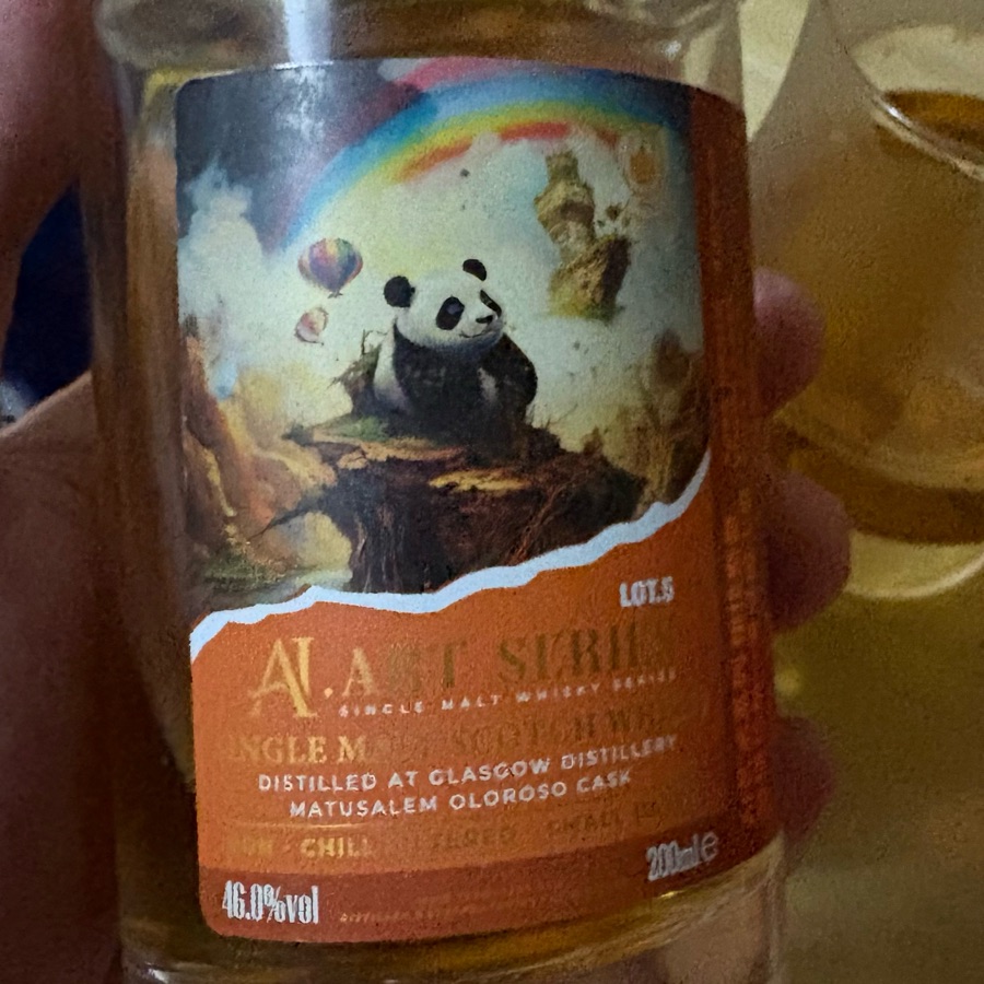 Glasgow Distillery Single Malt Whisky (Matusalem Oloroso Cask) 
AI ART SERIES