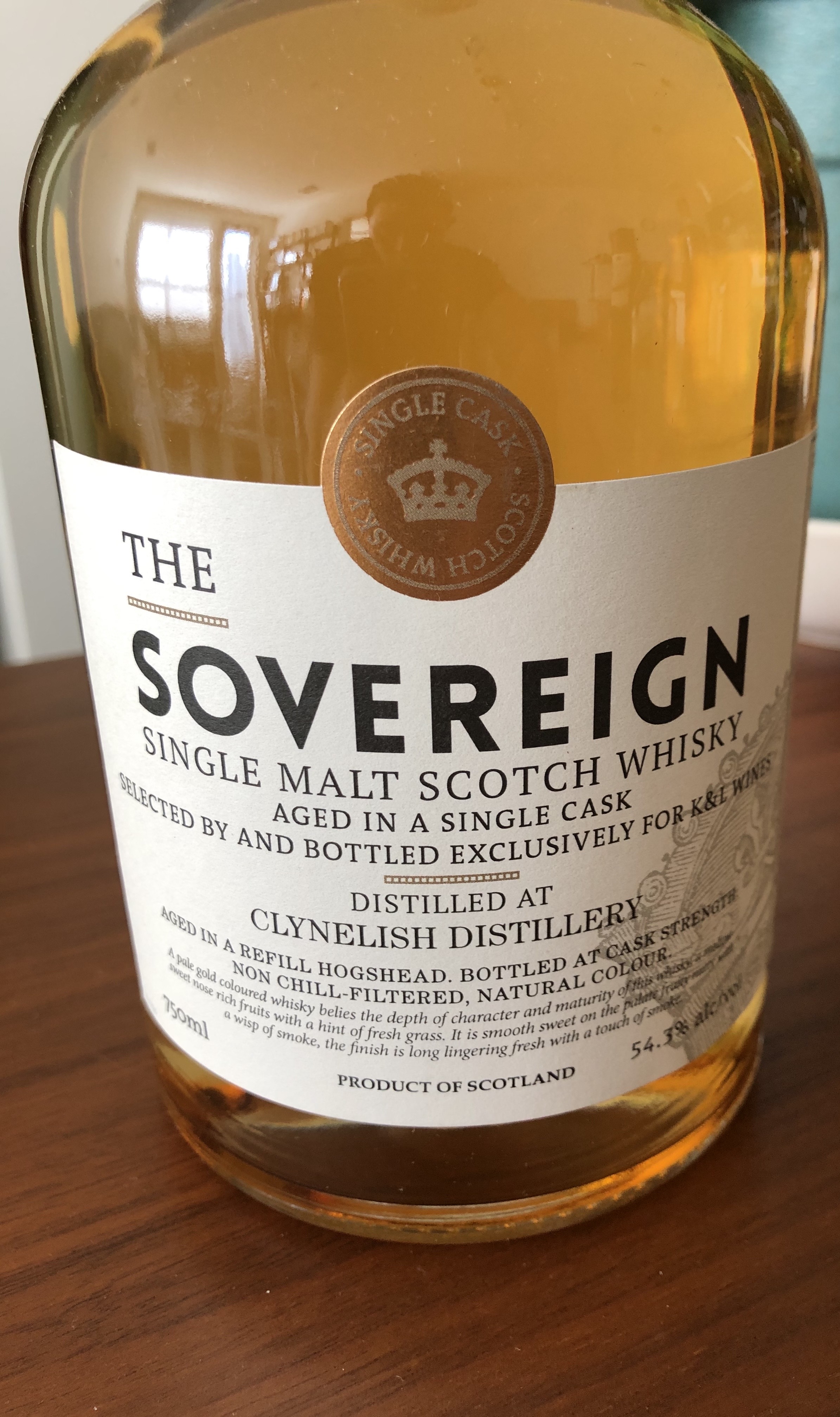Clynelish 21 Yr (Sovereign Wax Top) Single Barrel Cask Strength