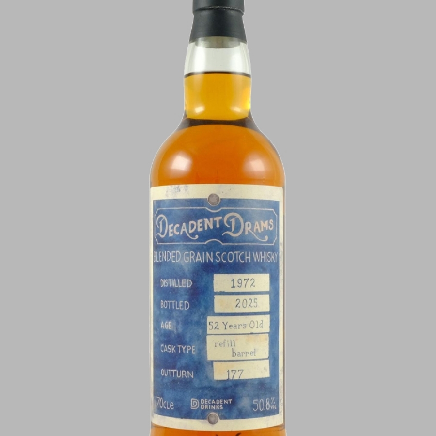 Blended Grain 1972 52 Year (Decadent Drinks)