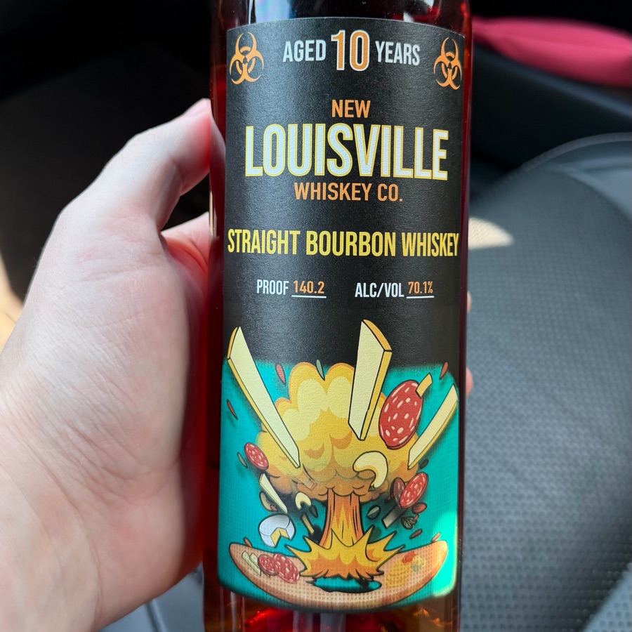 New Louisville Whiskey Co. Single Barrel Hazmat Proof (The Party Source - CHARcuterie)
