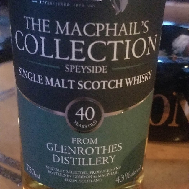 Glenrothes 40 Year The MacPhails Collection (Gordon & MacPhail)